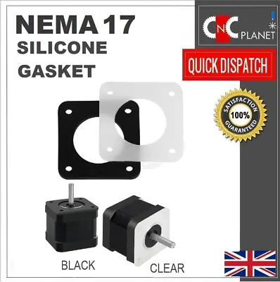 Nema 17 Stepper Motor 42mm Silicone Gasket Shock Absorber Anti Vibration Damper • £3.49