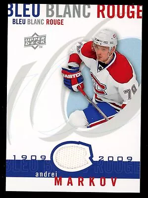 2008-09 Upper Deck Montreal Canadiens Centennial Jerseys #LBBR-MA Andrei Markov • $29.99