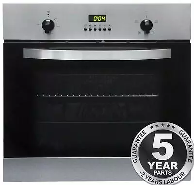 SIA SO112SS 60cm Stainless Steel Built In Digital Single Electric True Fan Oven • £189.99