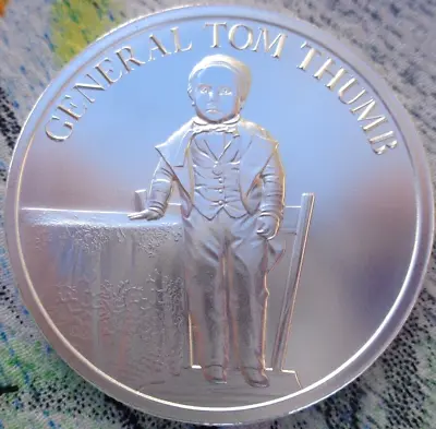 1 Oz. GENERAL TOM THUMB Circus Sideshow Series #6 BU Round .999 Fine Silver • $45.99