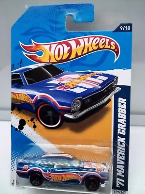 Hot Wheels - Mainline /'70 Ford Maverick Grabber - Blue - HW Racing #8 -Model X1 • $24.72