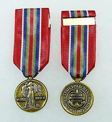 US Merchant Marine WW II Victory Medal Miniature • $6.95