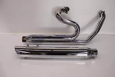 2008 Harley Davidson Road Glide Touring D&D Fat Cat Exhaust 2 Into 1 Pipes • $699