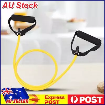 Resistance Bands With Handles Yoga Pull Rope Elastic Fitness Exercise Tube Band • $8.79