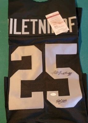 $80 • Buy Autographed Fred Biletnikoff Jersey Inscribed  HOF 88  JSA COA Size XL OAK