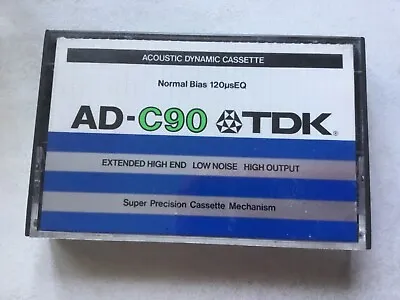 Tdk Ad-c90 Vintage Used Cassette Tape Made In Japan 1979 • £3