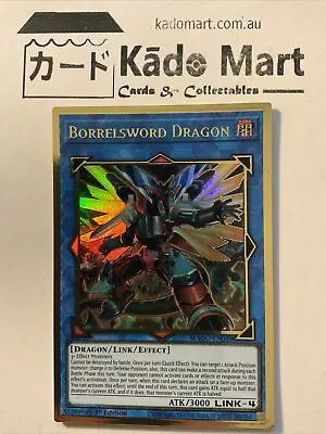 $5 • Buy Borrelsword Dragon MAGO-EN039 Premium Gold Rare 1st Edition YuGiOh TCG Card