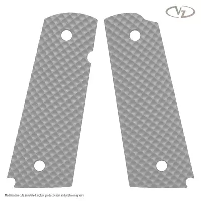 VZ Grips 1911 Simonich Gunner G10 Bobtail Battleship Gray Full Size Grips • $70