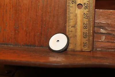 Vintage Model Airplane Biplane Wheel And Tire Metal Rubber 7/8  PART ONLY  • $5