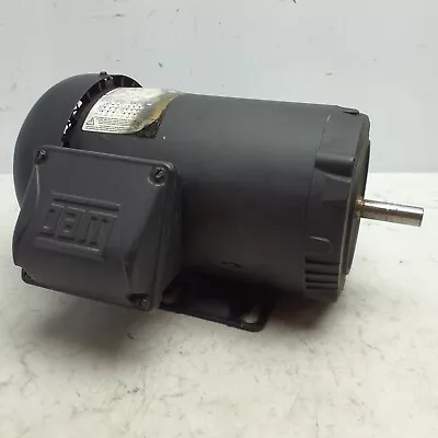 Weg 00118ET3E56C-S Electric Motor 1 Hp 56C-FR 230/460V 3 Ph 0.75KW *FOR PARTS • $54.99