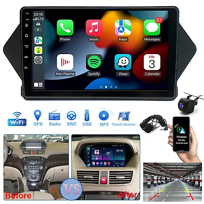 For Honda Acura MDX 2007-2013 Android 13 Carplay Car Stereo Radio Wifi GPS Navi • $184.52