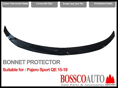 $74 • Buy Tinted Bonnet Protector Suitable For Mitsubishi Pajero Sport QE Series 2015-2019
