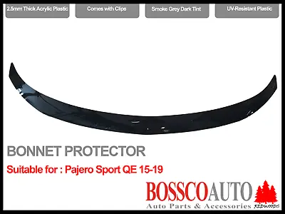 Tinted Bonnet Protector Suitable For Mitsubishi Pajero Sport QE Series 2015-2019 • $74