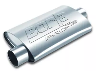 Borla Muffler Pro XS 3  Offset Inlet/3  Center Outlet Stainless Universal EA • $112.99