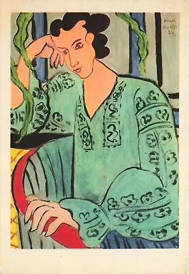 Hungarian Girl In Green Blouse By Henri Matisse Vintage Art Postcard Unposted • $5.95