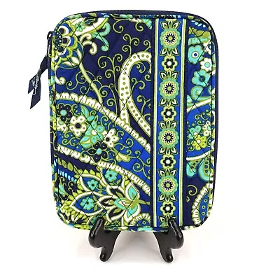 Vera Bradley E-Reader Sleeve Cover Zip Case Pouch Rhythm & Blues Floral Pattern • $6.99