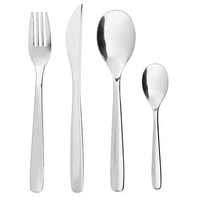 Ikea MOPSIG 16 Piece Stainless Steel Cutlery Set • £9.99