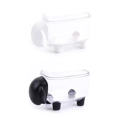 Cartoon Cosmetic Pads Holder Dispener With Lid For Flossers Makeup Q-tips • $12.86