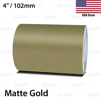 MATTE GOLD Roll Vinyl Pinstriping Pin Stripe Car Motorcycle Tape Decal Stickers • $26.95