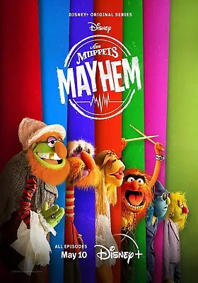 The Muppets Mayhem (2023) Movie Poster / 50x70 Cm / 24x36 In / 27x40 In / #206 • $12.99