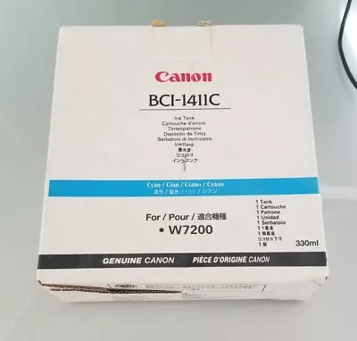 New Genuine Canon Cyan Ink Cartridge - Bci-1411c / 7575a001aa W7200 W8200 W8400 • £25