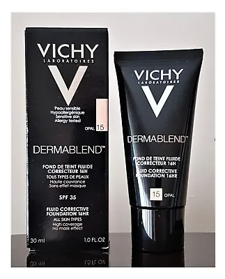 Vichy Dermablend Fluid Corrective Foundation 16HR 30ml - Shade15 To 45 • $29.95