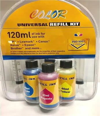 $17.80 • Buy Refill Ink Kit For Canon PG645XL BK CL646XL Color, For MG2965, MG3060, TS3160