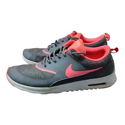 NIKE AIR MAX Thea Womens Shoes Grey Runners Size 9 US 6.5 UK 40.5 EU ✔️ • $49