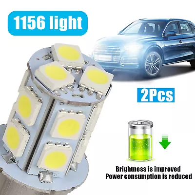 1156 BA15S 33SMD LED Interior Light Bulb Tail Brake Reverse Turn Signal White • $6.20