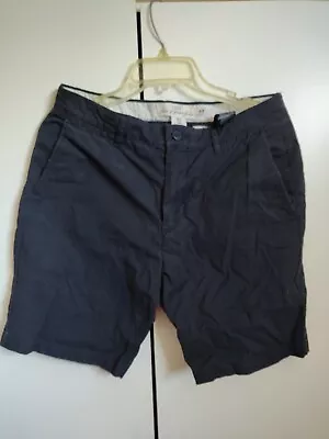 H&M Mens Chino Shorts Navy Sz 30 • $20