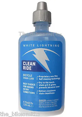 White Lightning Clean Ride 4oz Wax Chain Lube Squeeze Bottle Road Urban MTB Bike • $9.50