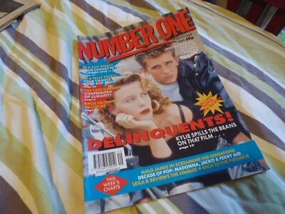 No.1 / Number One - 6/12/89 Kylie Minogue / Jason Donovan / Halo James / Bros • £2