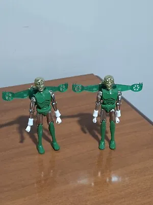 Vtg Micronauts 2 Green Space Glider Time Traveler Mego Metal Gold Diecast Figure • $59.99