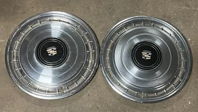 Vintage 1970s Cadillac DeVille 16” Hubcaps (2) • $43.19