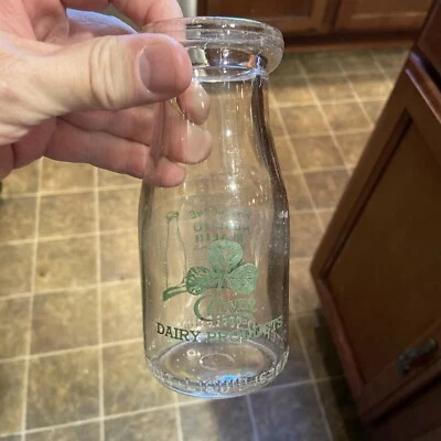 $19.99 • Buy Rare Clover Dairy Products ACL Half Pint Milk Bottle Roanoke Virginia VA