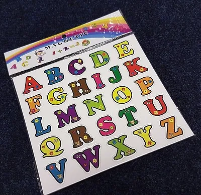 Kids Alphabet Magnetic Learning Letters Fridge Magnets. Clearance Price! • £3.99