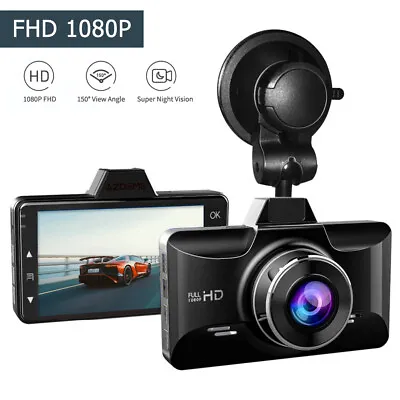 $65.99 • Buy AZDOME 1080P Car Dash Camera Video DVR Recorder Front Night Vision Dual Cam