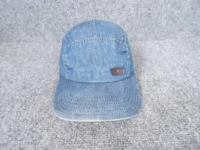 Vintage Levis Hat Cap Mens Strapback Denim 5 Panel Batwing • $26.99