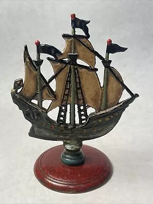 Vintage Metal Pirate Ship Paperweight • $13.45