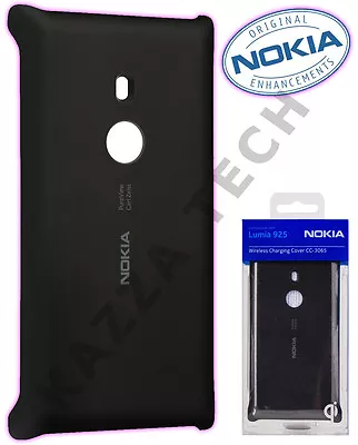 GENUINE Nokia Lumia 925 Wireless Charging Black Case Cover Shell Plate CC-3065 • $4.85