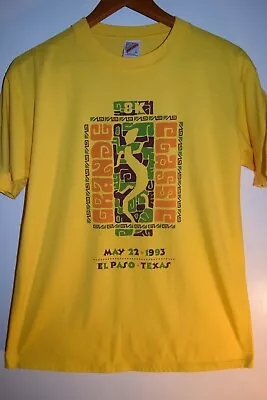 El Paso Texas Vtg 1993 Running Yellow Usa Made T Shirt M/L M • $7