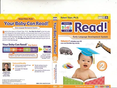 Your Baby Can Read-2009- Volume 2-Early Language System-Baby YBCR-DVD • £18.58