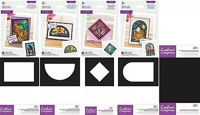 Gemini Stained Glass Metal Die Or Card Base & Envelope Aperture YOU PICK New P5 • $4.99