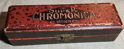 Vintage Super Chromonica M. Hohner Germany Chromatic Harmonica In Original Box • $49.95