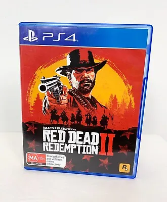 Sony Playstation 4 Red Dead Redemption 2 Game R4 PAL AU/NZ • $36.95