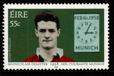 Ireland Sg1883 2008 50th Anniv Of Munich Air Disaster Mnh • £1