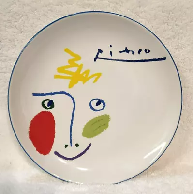 $39.99 • Buy 1996 Picasso Masterpiece Edition  The Washerwoman 1962  Living Face Plate 7 1/2 