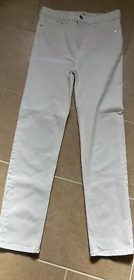M&S Magic Straight Jeans Size 12  White Marks & Spencer • $8.70