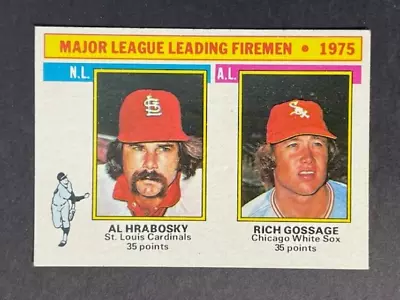 VINTAGE 1976 Topps  LEADERING FIREMEN # 205 -▶HOF !!!◀- EX Cond • $0.99