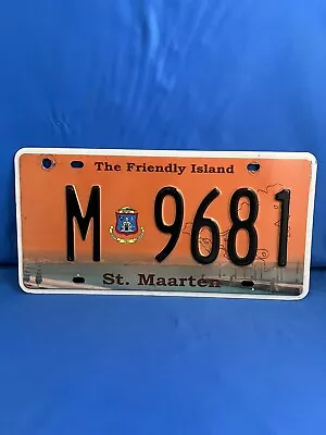 Vintage Auto License Plate ST. MAARTEN CARIBBEAN ISLANDS • $25